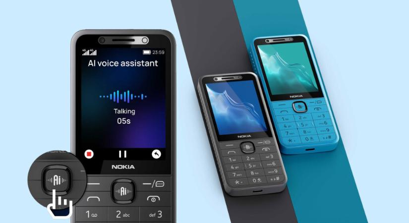 Négy új Nokia butatelefon érkezett, de az AI nem maradt ki belőlük