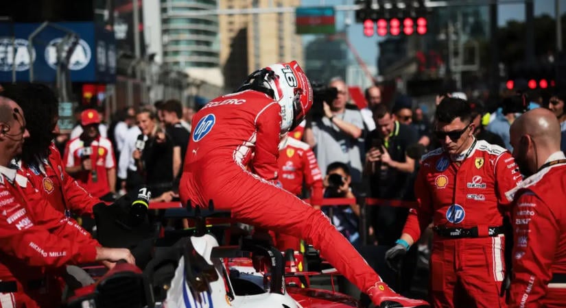 Leclerc elkotyogta magát a Ferrari új motorjáról Bakuban?
