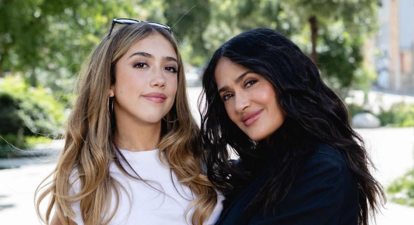 Salma Hayek a lánya új fotóiról: "Ez a gyönyörű istennő!"