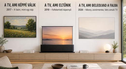 A TV, amely egyre kevésbé akar tévének látszani