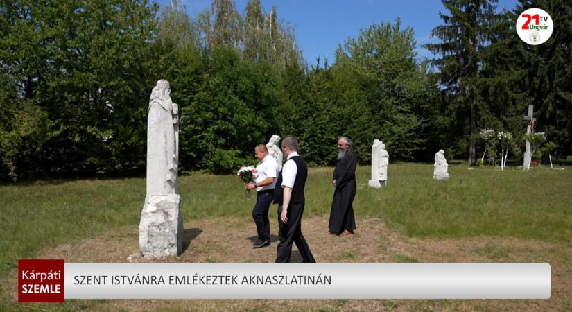 Szent Istvánra emlékeztek Aknaszlatinán (videó)