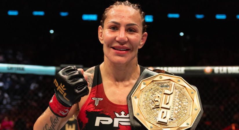 Cris Cyborg ismét megvédte címét a PFL-ben, kihívta Kayla Harrisont!