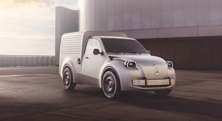 Elektromos furgon idézi fel a hajdani Citroën 2 CV kisáruszállítók képét