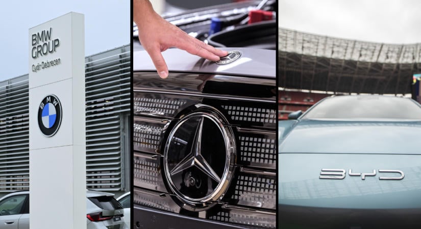 A BMW, a Mercedes és a BYD húzza a gazdaságot, de mi lesz a többiekkel?