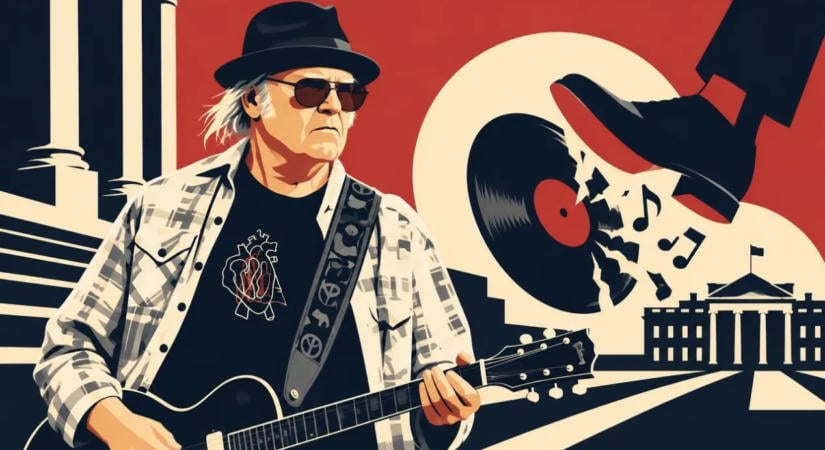 Neil Young 10 millió dollárt követel Donald Trump kampánycsapatától