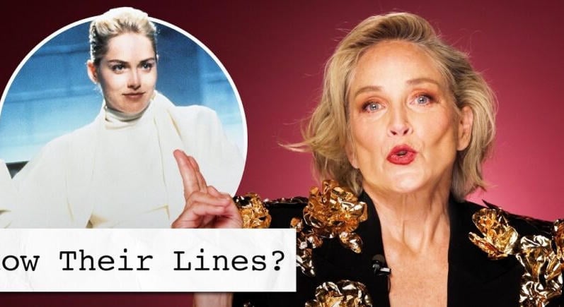 Sharon Stone kiválóan emlékszik a filmekben elmondott szövegeire – videó
