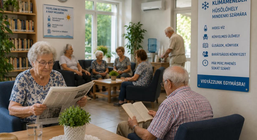 A könyvtár, a templom vagy a szomszéd nappalija? Így nézhet ki a jövő hűsölőhelye időseknek