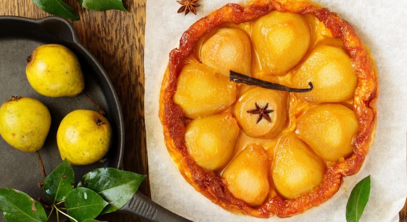 Körtés tarte tatin – A karamellás fordított torta sokkal egyszerűbb, mint hinnéd