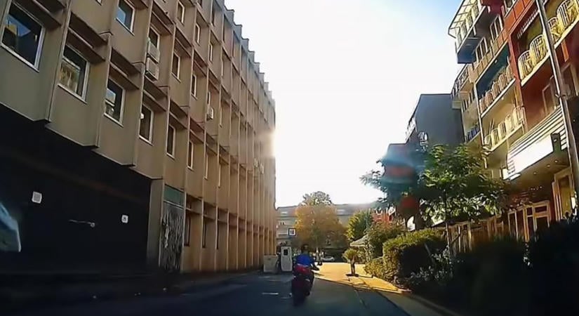 Videón, ahogy sokadjára menekül a jogosítvány nélkül motorozó 13 éves fiú Zalaegerszegen