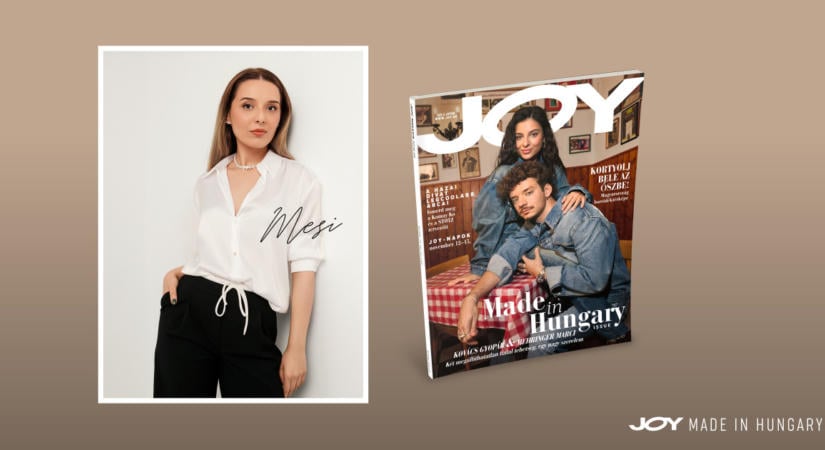 Megjelent a JOY legújabb lapszáma, címlapon Kovács Gyopár és Mehringer Marci