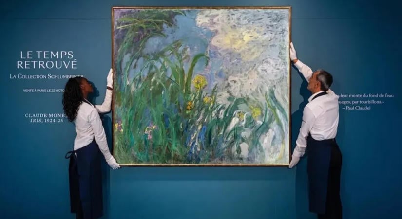 45 percig tartott a licitharc, végül rekordáron kelt el Monet egyik leghíresebb festménye