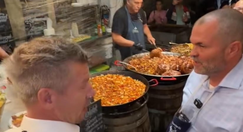 Borral öntötték le Magyar Pétert Szekszárdon