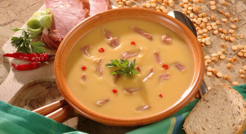 Jobb, mint a menzás volt: ízletes sárgaborsó-krémleves recept