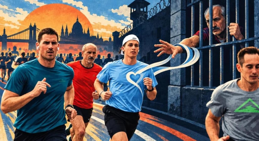 Hankó Levente a maratonon üzent letartóztatott apjának