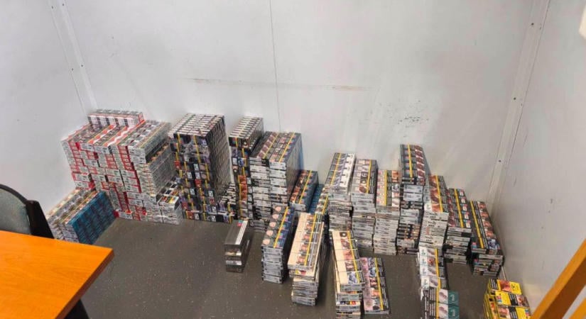 Közel 5,5 milliós cigarettafogás Hajdú-Biharban
