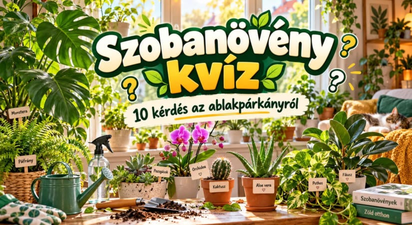 Szobanövény kvíz: 10 kérdés az ablakpárkányról
