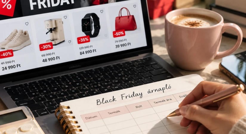 Black Friday: így derítheted ki, tényleg olcsóbb-e, amit megvennél – ingyenes árnaplóval
