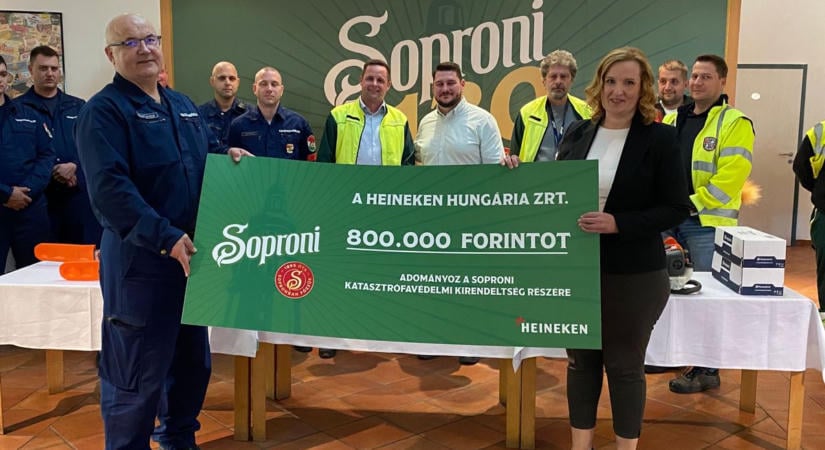 A soproni tűzoltóknak gyorsabb beavatkozást tesznek lehetővé az adományok
