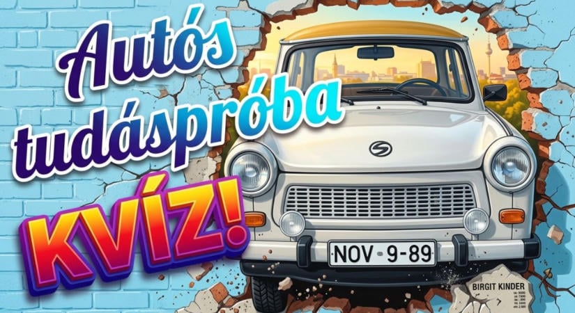 Autós kvíz: Miből készült a Trabant, és melyik márka emblémáján látható oroszlán? Meglesz mind a 10?