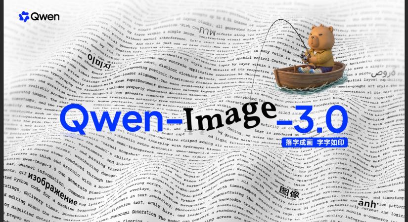 Az Alibaba kiadta a Qwen-Image 3.0-t
