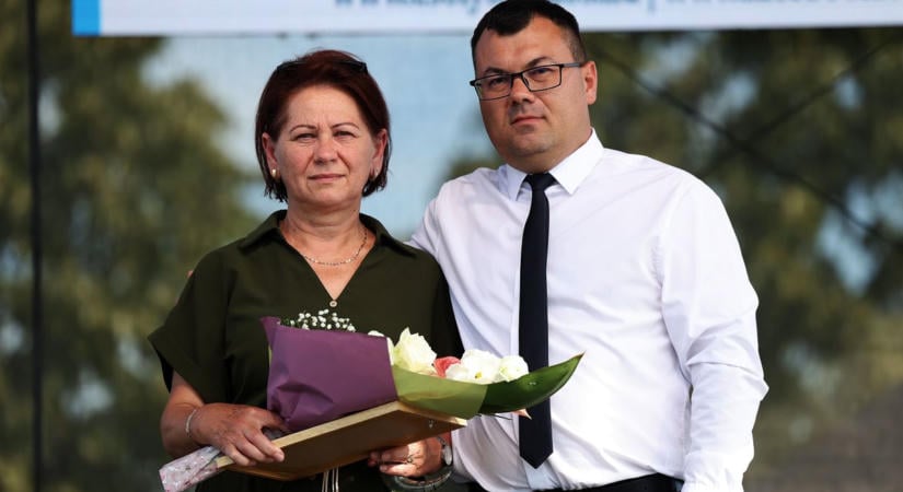 Csólyospálos Községért kitüntető címmel ismerték el a néhai polgármester munkásságát  galéria