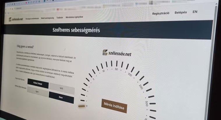 Mennyire gyors az otthoni neted? Megújult az NMHH internetmérője, a Szélessáv.net
