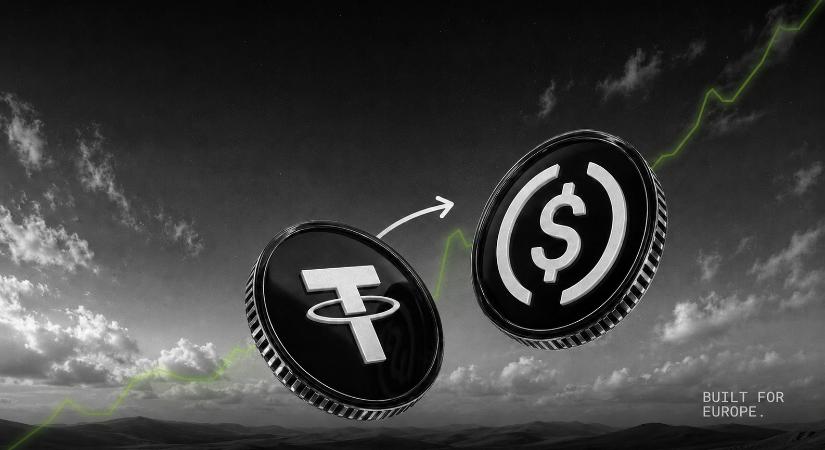 USDT-ről USDC-re váltanál? Az OKX-en akár 8 százalékos bónuszt és 400 euró értékű bitcoint is kaphatsz érte