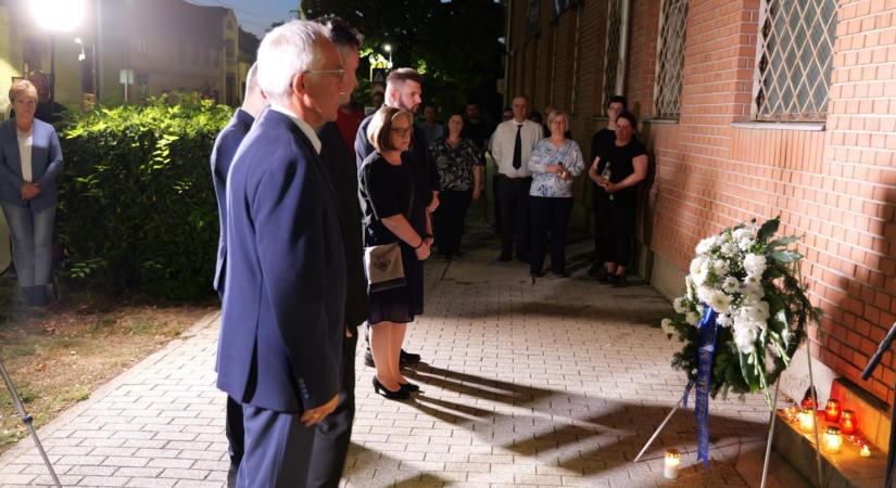 Szabó Zsolt rendőrkapitányra emlékeztek halálának első évfordulóján