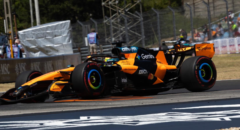 Őrült hajrá után Lando Norris nyerte az időmérőt a Hungaroringen
