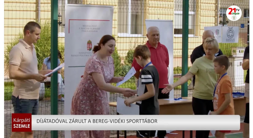 Díjátadóval zárult a Bereg-vidéki Sporttábor (videó)