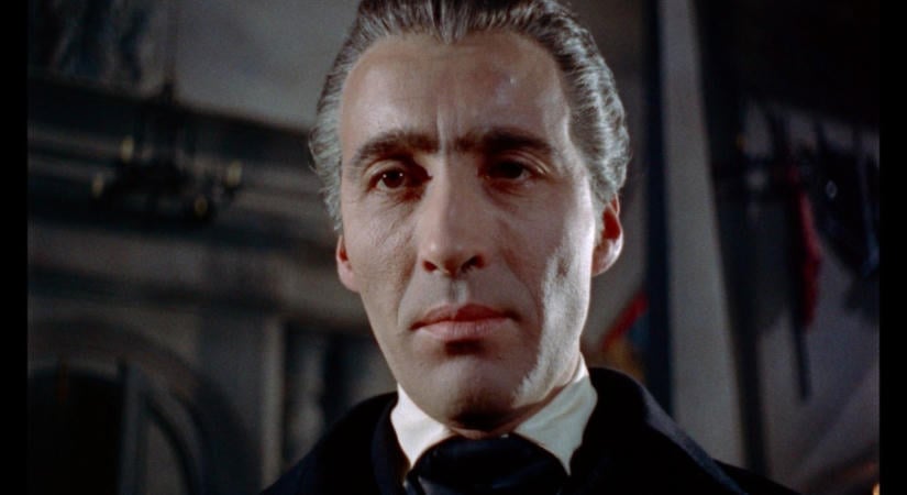 Christopher Lee Drakulája hatvan éve elveszett felvételekkel tér vissza a mozikba
