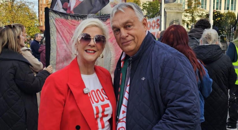 Abortuszellenes tüntetésen kapták lencsevégre Orbán Viktort