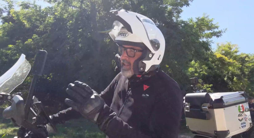 Nem sokan túráznak itt: különleges helyen motorozott Rákóczi Feri – videó