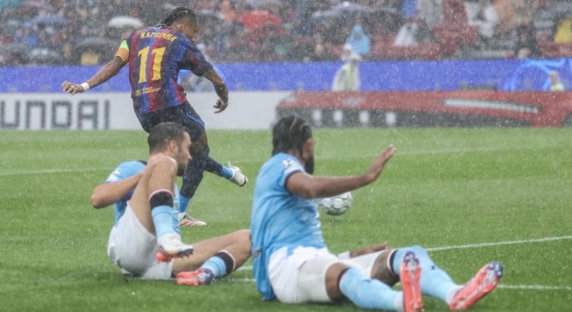 Két védőt is elfektetett, pimasz góllal indította a BL-szezont az Aranylabda-listáról lehagyott Barca-támadó
