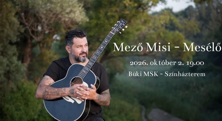 Mező Misi mesél Bükön a művelődési központ színháztermében (okt. 2.)