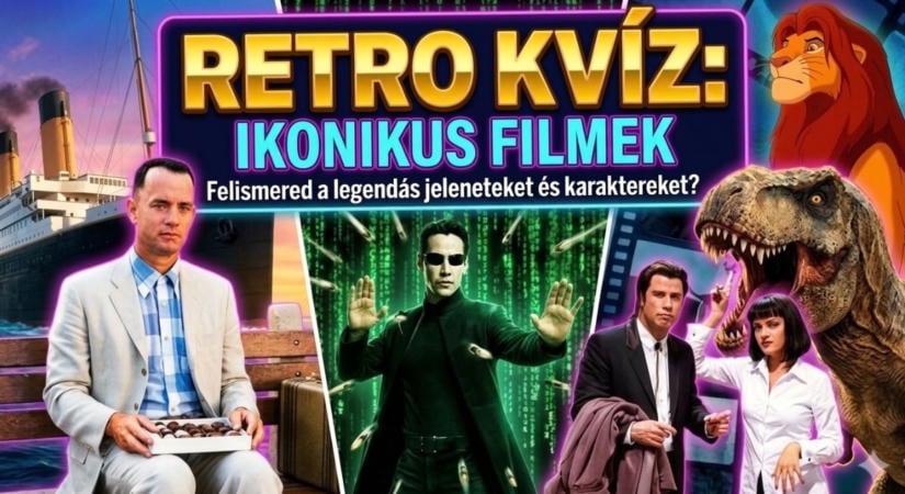 Retró kvíz: Szereted a régi filmeket? Most megmutathatod, mit tudsz! Meglesz a 8 pont ezen a teszten?