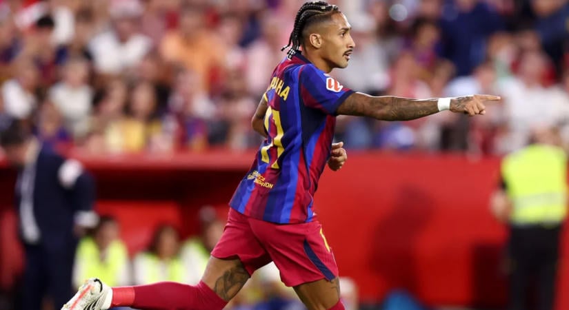 Livakovic állt a Barcelona kapujában, Raphinha-tripla a Sevilla ellen