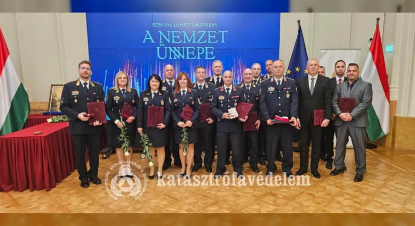 Államalapítási ünnepséget tartottak a Belügyminisztériumban