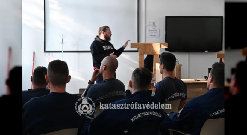 Hajdúszoboszlón tartott gyakorlatközpontú mentési képzést a HUNOR mentőszervezet