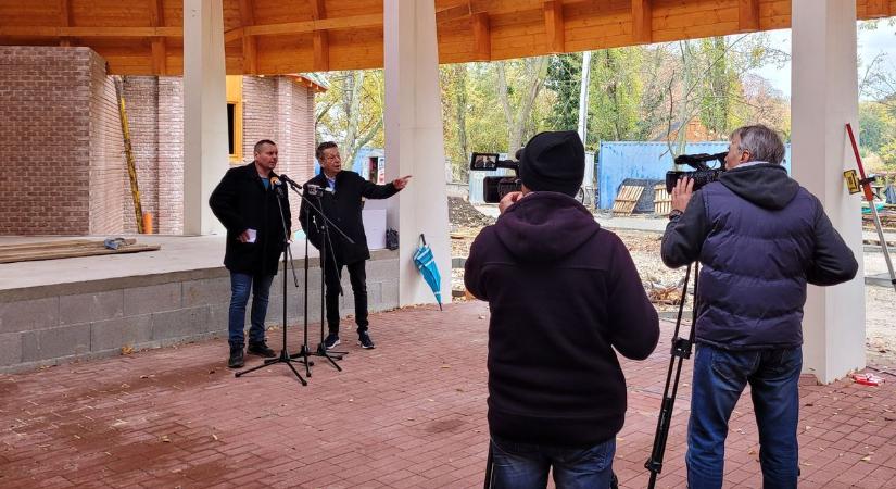 Jól halad a szarvasi Kacsa-tó projekt kivitelezése