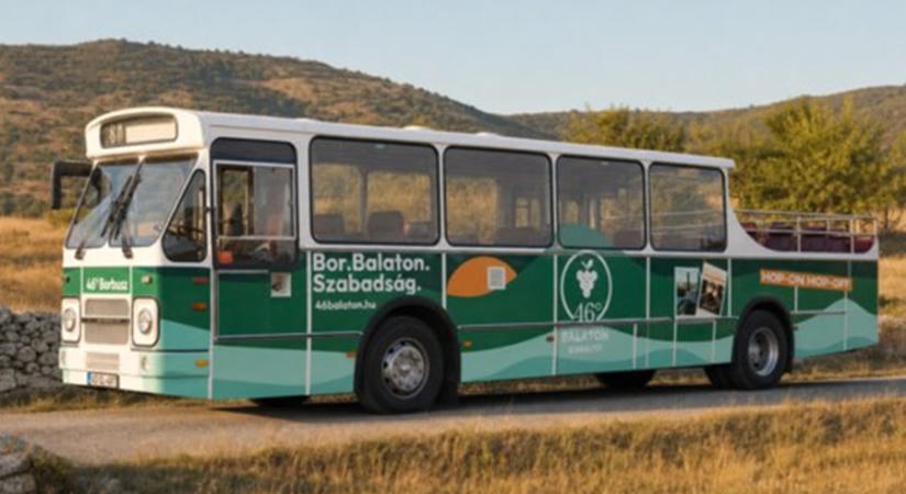 Gasztrobusz viszi körbe az utasokat a Káli-medencében
