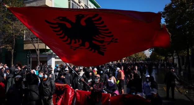 Albániában negyedik napja tartanak a diáktüntetések