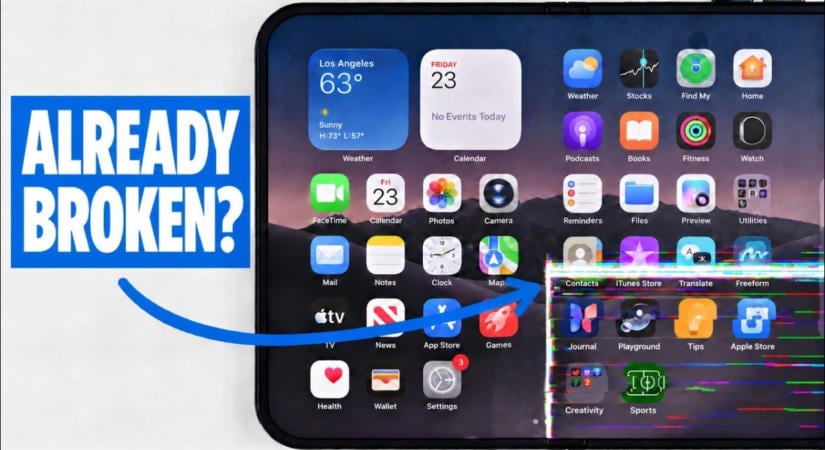 Szétkapták az Apple új, összehajtható iPhone Duo telefonját - ezt találták benne