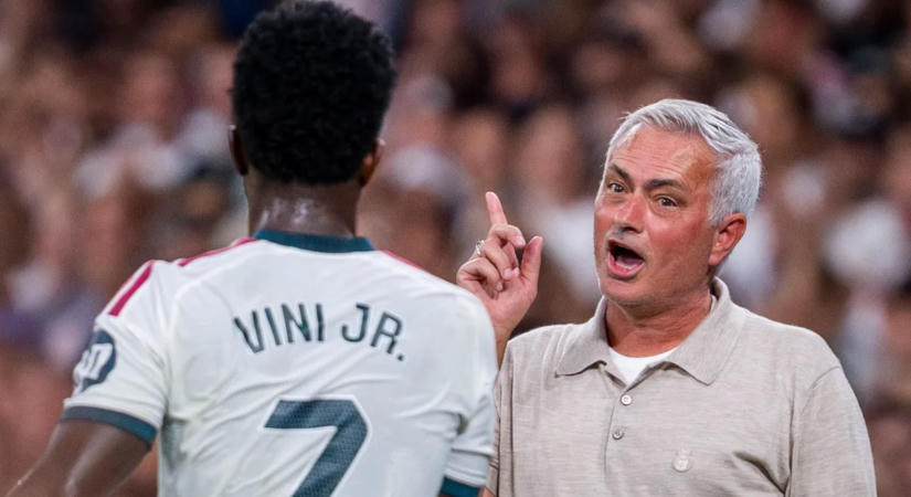 Súlyos következményei lehetnek annak, amit Vinícius Júnior csinált José Mourinhóval