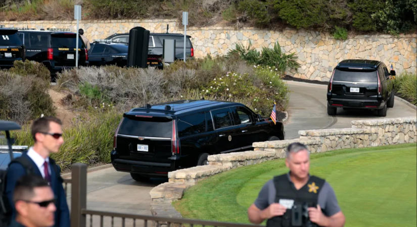 Fegyveres férfit tartóztattak le Donald Trump kaliforniai golfklubjánál az elnök látogatása előtt
