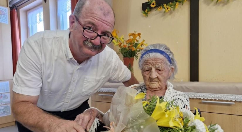 Elhunyt Pitvaros legidősebb lakosa, Gizi néni, aki 106 éves volt