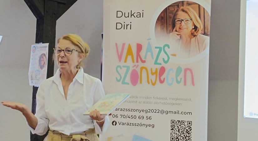 Dukai Diri Csornán mutatta be legújabb könyvét és önmagát is, hitét, újrakezdéseit