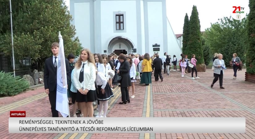 Ünnepélyes tanévnyitó a Técsői Református Líceumban (videó)