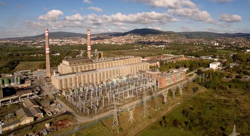 A Duna alacsony vízállása miatt veszélybe került a pécsi hőerőmű