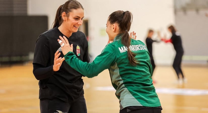 Győri-Lukács Viktóriával és javítási szándékkal készülnek a franciák ellen – videó, galéria